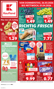 Kaufland Prospekt - Angebote ab 26.03.