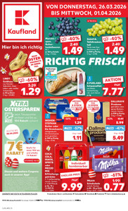 Kaufland Prospekt - Angebote ab 26.03.