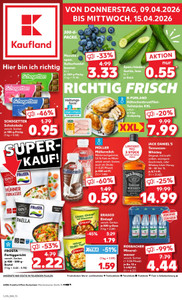 Kaufland Prospekt - Angebote ab 09.04. - Seite 1