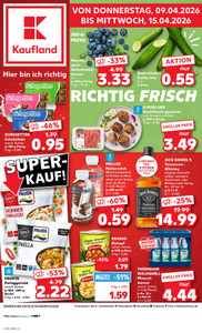 Kaufland Prospekt - Angebote ab 09.04.