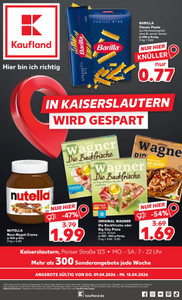 Kaufland Prospekt - Angebote ab 09.04.