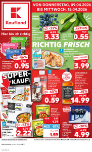 Kaufland Prospekt - Angebote ab 09.04.