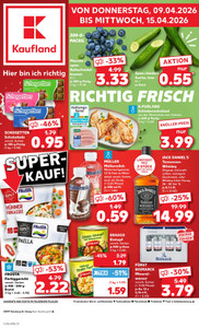 Kaufland Prospekt - Angebote ab 09.04. - Seite 1