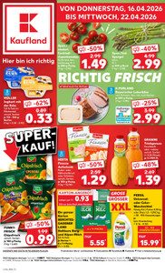 Kaufland Prospekt - Angebote ab 16.04. - Seite 1