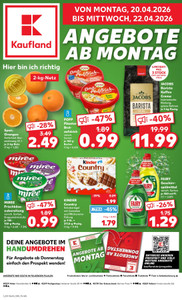 Kaufland Prospekt - Mo-Mi Angebote ab 20.04.