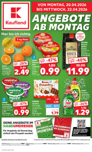 Kaufland Prospekt - Mo-Mi Angebote ab 20.04.