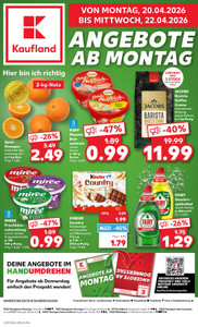 Kaufland Prospekt - Mo-Mi Angebote ab 20.04.