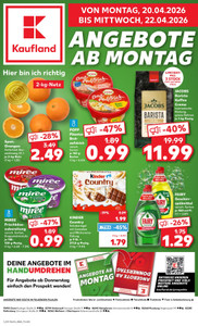 Kaufland Prospekt - Mo-Mi Angebote ab 20.04.