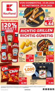 Kaufland Prospekt - Grillen Angebote ab 23.04. - Seite 1