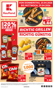 Kaufland Prospekt - Grillen Angebote ab 23.04. - Seite 1