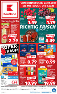 Kaufland Prospekt - Angebote ab 23.04.
