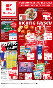 Kaufland Prospekt - Angebote ab 30.04. - Seite 1
