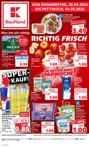Kaufland Prospekt - Angebote ab 30.04. - Seite 1