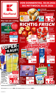 Kaufland Prospekt - Angebote ab 30.04. - Seite 1