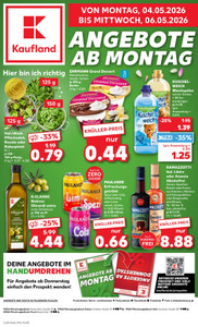 Kaufland Prospekt - Mo-Mi Angebote ab 04.05.