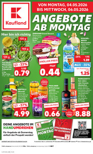 Kaufland Prospekt - Mo-Mi Angebote ab 04.05.