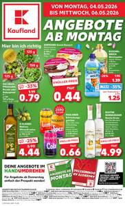 Kaufland Prospekt - Mo-Mi Angebote ab 04.05. - Seite 1