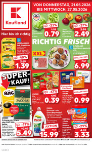 Kaufland Prospekt - Angebote ab 21.05. - Seite 1