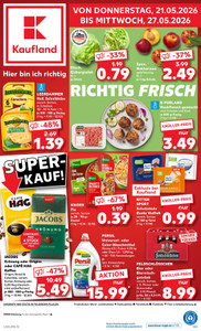Kaufland Prospekt - Angebote ab 21.05.