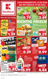 Kaufland Prospekt - Angebote ab 21.05.