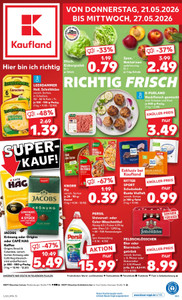 Kaufland Prospekt - Angebote ab 21.05.
