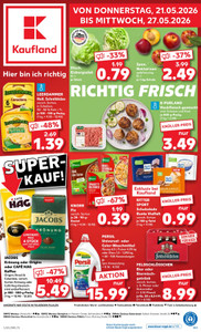 Kaufland Prospekt - Angebote ab 21.05.