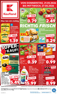 Kaufland Prospekt - Angebote ab 21.05.