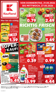 Kaufland Prospekt - Angebote ab 21.05.