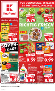 Kaufland Prospekt - Angebote ab 21.05. - Seite 1