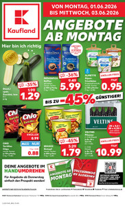 Kaufland Prospekt - Mo-Mi Angebote ab 01.06. - Seite 1