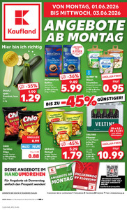 Kaufland Prospekt - Mo-Mi Angebote ab 01.06.