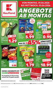 Kaufland Prospekt - Mo-Mi Angebote ab 01.06.