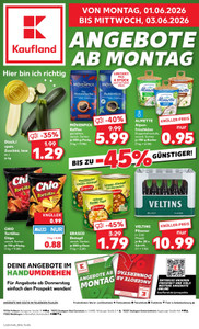 Kaufland Prospekt - Mo-Mi Angebote ab 01.06.
