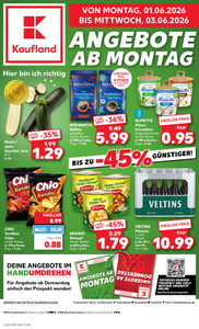 Kaufland Prospekt - Mo-Mi Angebote ab 01.06.