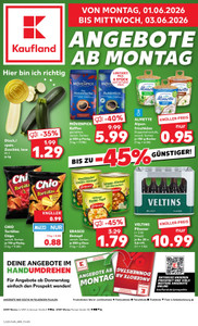 Kaufland Prospekt - Mo-Mi Angebote ab 01.06.