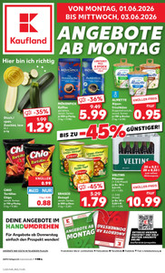 Kaufland Prospekt - Mo-Mi Angebote ab 01.06.