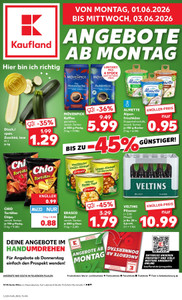 Kaufland Prospekt - Mo-Mi Angebote ab 01.06.