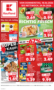 Kaufland Prospekt - Angebote ab 18.06. - Seite 1