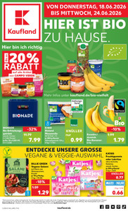 Kaufland Prospekt - Bio Angebote ab 18.06.