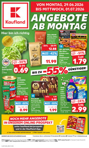 Kaufland Prospekt - Mo-Mi Angebote ab 29.06.