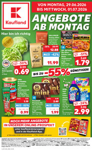 Kaufland Prospekt - Mo-Mi Angebote ab 29.06. - Seite 1