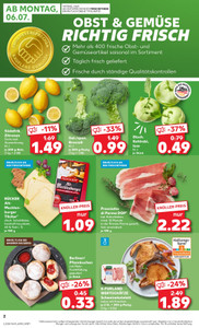 Kaufland Prospekt - Mo-Mi Angebote ab 06.07. - Seite 2