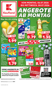 Kaufland Prospekt - Mo-Mi Angebote ab 06.07. - Seite 1