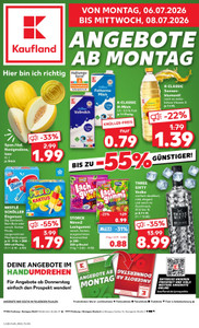 Kaufland Prospekt - Mo-Mi Angebote ab 06.07.