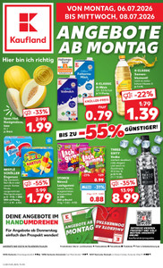 Kaufland Prospekt - Mo-Mi Angebote ab 06.07.