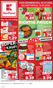 Kaufland Prospekt - Angebote ab 09.07.