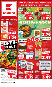 Kaufland Prospekt - Angebote ab 09.07. - Seite 1
