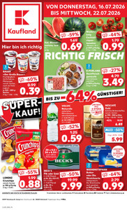 Kaufland Prospekt - Angebote ab 16.07. - Seite 1