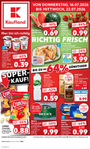 Kaufland Prospekt - Angebote ab 16.07.