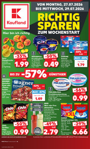 Kaufland Prospekt - Mo-Mi Angebote ab 27.07.